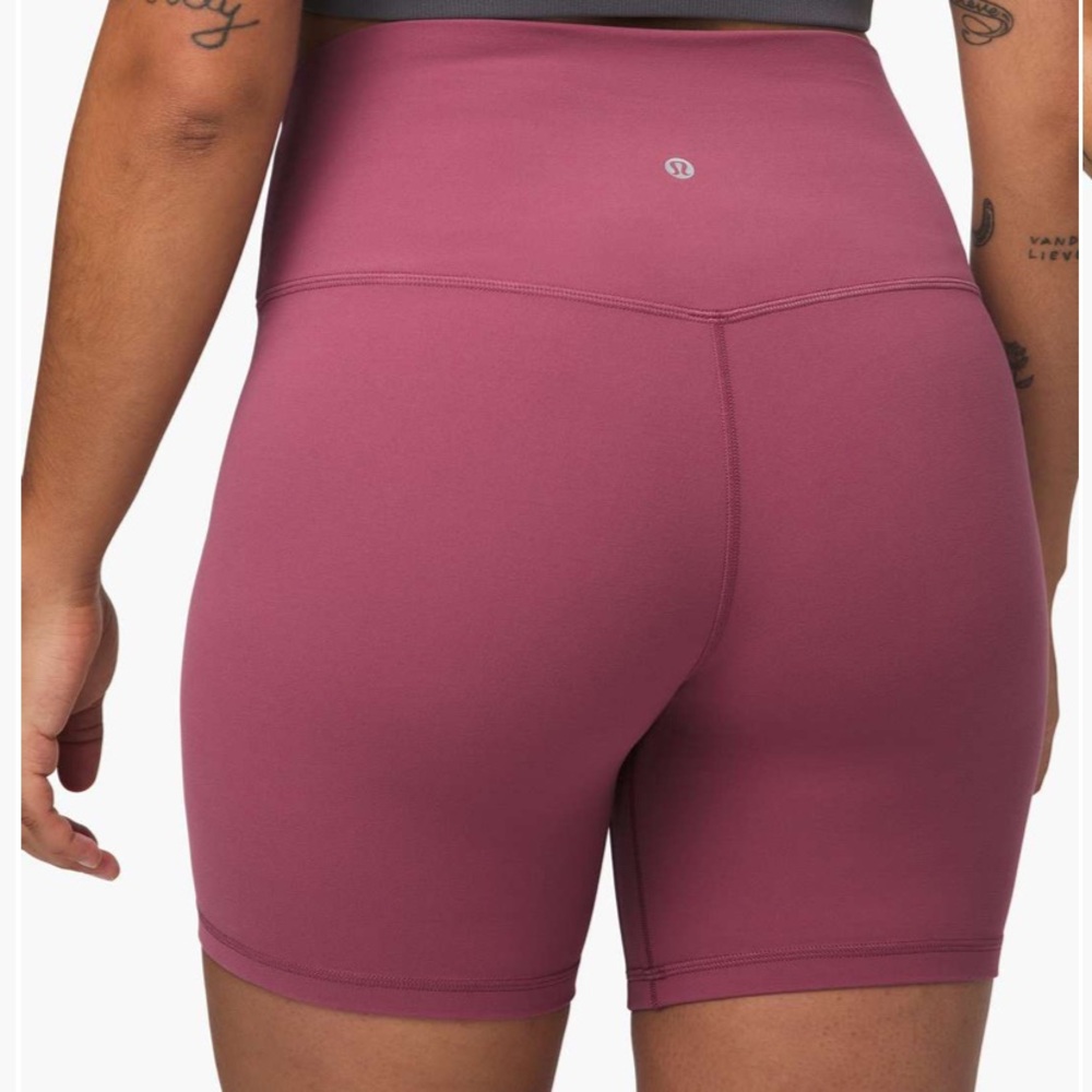 Lululemon Align shorts 6” inches size 4 Color Plumful